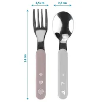 Set BabyOno 1065/02 Pentru fetițe / 12+ / Pink photo 3