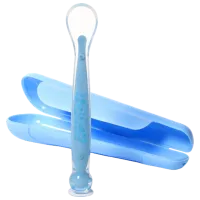 Lingură BabyOno 1462/ 01 Pentru băieți / 6+ / Blue photo 2