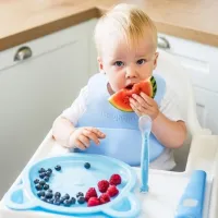 Lingură BabyOno 1462/ 01 Pentru băieți / 6+ / Blue photo 5