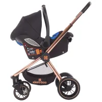 Cărucior pentru copil Kikka Boo Vicenza Premium 3 in 1 31001010123/ Black photo 6