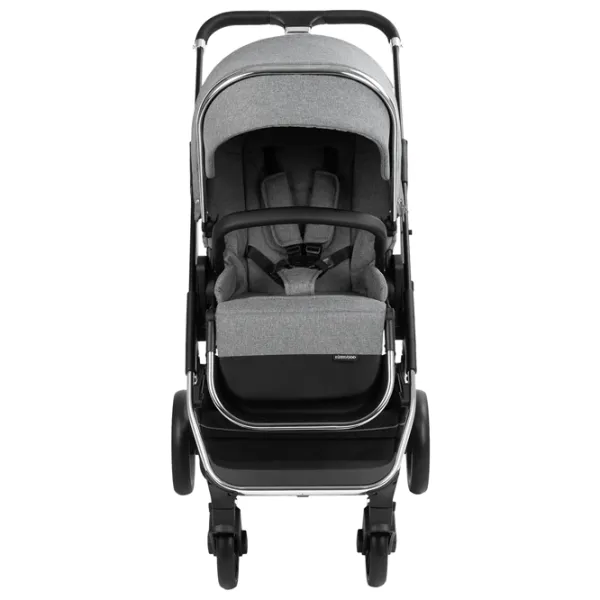 Cărucior pentru copil Kikka Boo Angele 3 in 1 31001010188/ Gray photo 4
