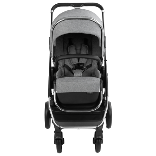 Cărucior pentru copil Kikka Boo Angele 3 in 1 31001010188/ Gray photo 4