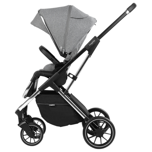 Cărucior pentru copil Kikka Boo Angele 3 in 1 31001010188/ Gray photo 6