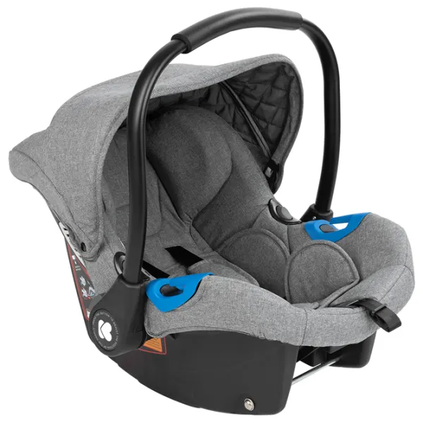 Cărucior pentru copil Kikka Boo Angele 3 in 1 31001010188/ Gray photo 9