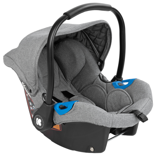 Cărucior pentru copil Kikka Boo Angele 3 in 1 31001010188/ Gray photo 9