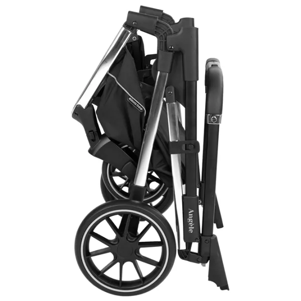 Cărucior pentru copil Kikka Boo Angele 3 in 1 31001010188/ Gray photo 10