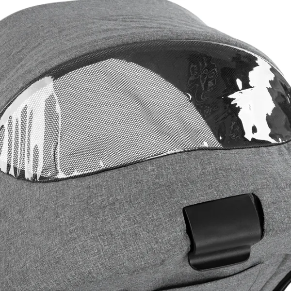 Cărucior pentru copil Kikka Boo Angele 3 in 1 31001010188/ Gray photo 11