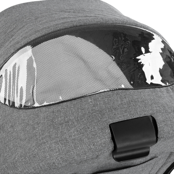 Cărucior pentru copil Kikka Boo Angele 3 in 1 31001010188/ Gray photo 11