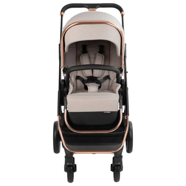 Детская коляска Kikka Boo Angele 3 in 1 31001010187/ Бежевый photo 4