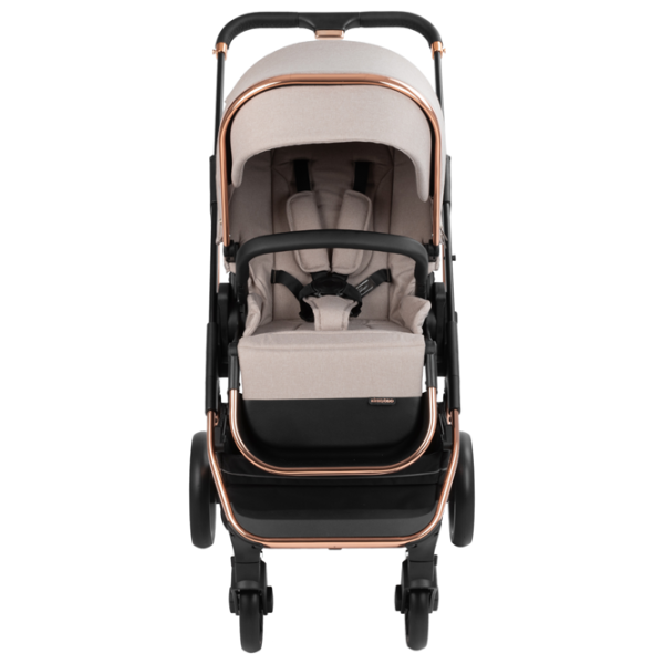 Детская коляска Kikka Boo Angele 3 in 1 31001010187/ Бежевый photo 4