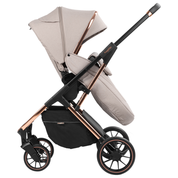 Детская коляска Kikka Boo Angele 3 in 1 31001010187/ Бежевый photo 5