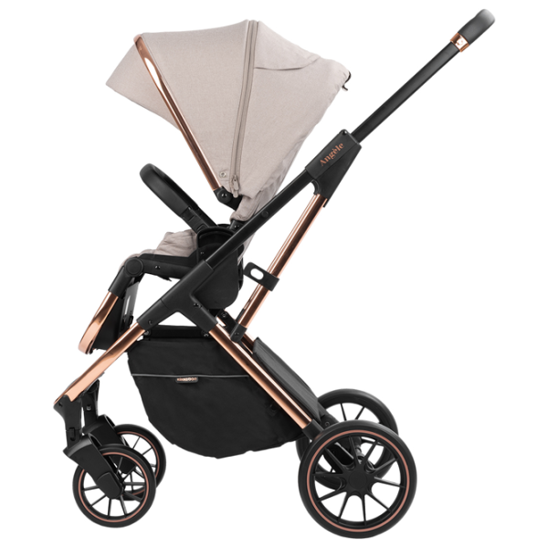 Детская коляска Kikka Boo Angele 3 in 1 31001010187/ Бежевый photo 6