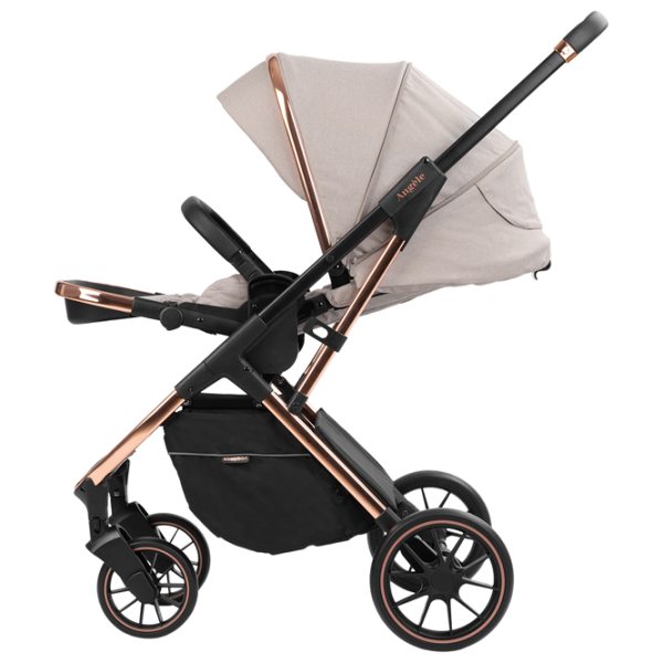 Детская коляска Kikka Boo Angele 3 in 1 31001010187/ Бежевый photo 7