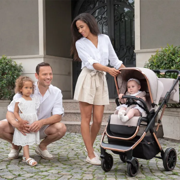 Детская коляска Kikka Boo Angele 3 in 1 31001010187/ Бежевый photo 14