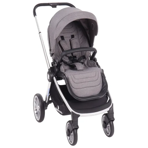 Cărucior pentru copil Kikka Boo Vicenza Luxury 3 in 1 31001010066/ Gray photo 2