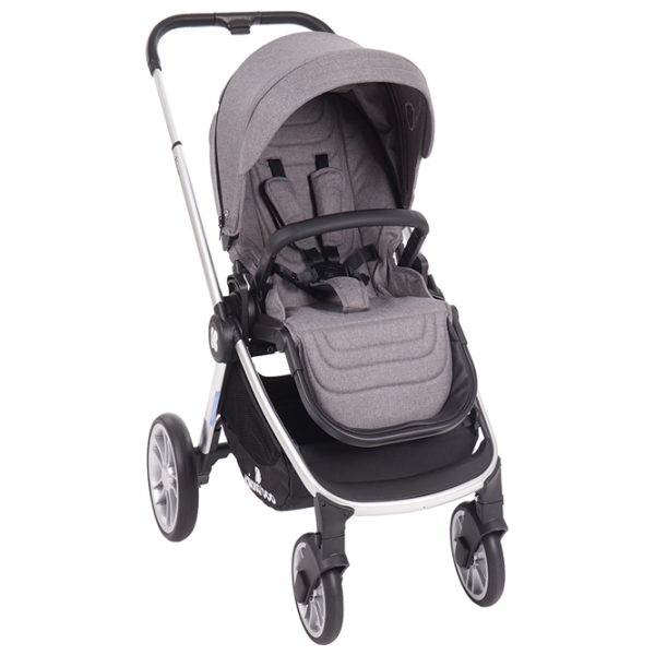 Cărucior pentru copil Kikka Boo Vicenza Luxury 3 in 1 31001010066/ Gray photo 2