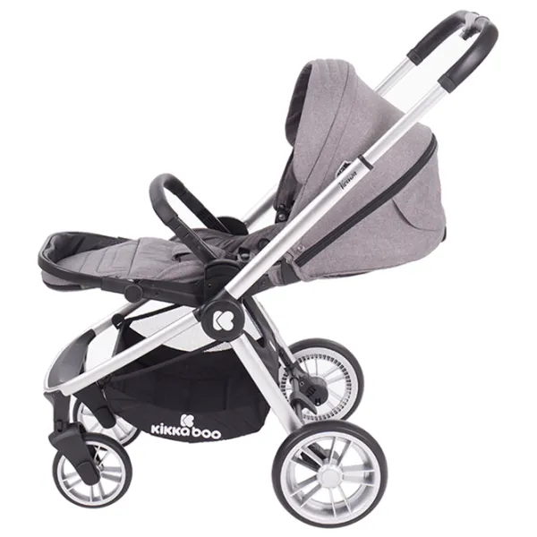 Cărucior pentru copil Kikka Boo Vicenza Luxury 3 in 1 31001010066/ Gray photo 3
