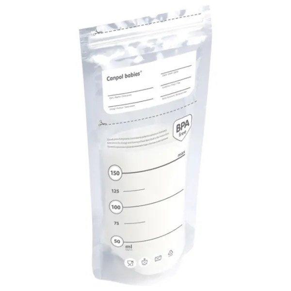 Canpol 70/001 Pachete pentru pastrarea laptelui 20buc Plastic/ 150 ml photo 3