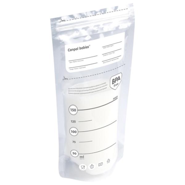 Canpol 70/001 Pachete pentru pastrarea laptelui 20buc Plastic/ 150 ml photo 3