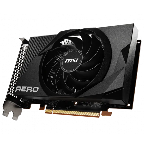 Placă video MSI Radeon RX 6400 AERO ITX PCI Express x4 4.0 / 4 GB photo 2 Placă video MSI Radeon RX 6400 AERO ITX PCI Express x4 4.0 / 4 GB photo 2