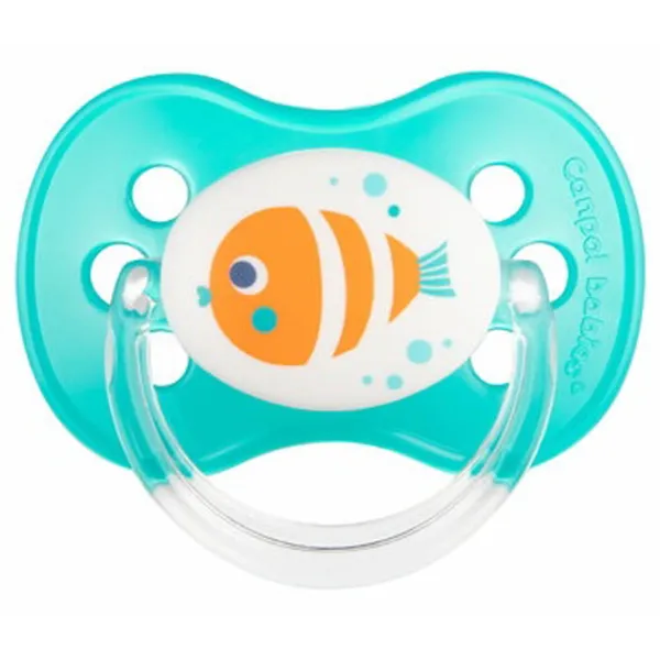 Suzetă cu tetina rotundă Canpol Nature 22/ 435 Unisex/ 6 luni - 18 luni/ Silicon/ Multicolor photo 6 Suzetă cu tetina rotundă Canpol Nature 22/ 435 Unisex/ 6 luni - 18 luni/ Silicon/ Multicolor photo 6