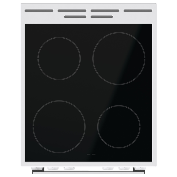 Aragaz Gorenje GEC 5A21 WG-B Electrică/ White/ Black photo 2