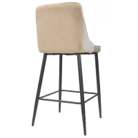 Кухонный стул DecoPrim Bar Clasic Бархат/ Металл/ Бежевый photo 2
