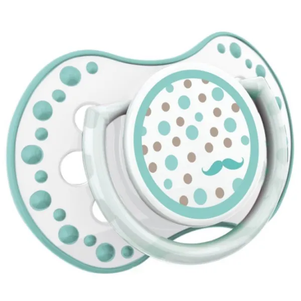 Suzetă cu tetina ortodontică Canpol RetroBaby 22/ 805 pentru băieți/ 6 luni - 18 luni/ Silicon/ Turquoise photo 3 Suzetă cu tetina ortodontică Canpol RetroBaby 22/ 805 pentru băieți/ 6 luni - 18 luni/ Silicon/ Turquoise photo 3