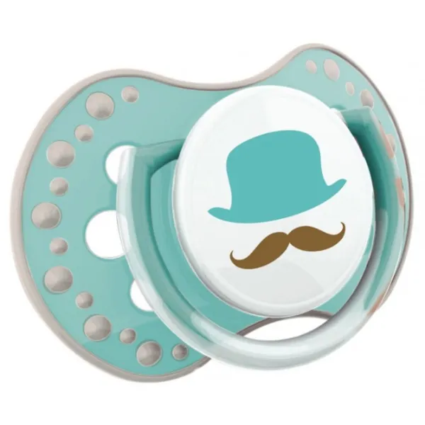 Suzetă cu tetina ortodontică Canpol RetroBaby 22/ 804 pentru băieți/ 3 luni - 6 luni/ Silicon/ Turquoise photo 2 Suzetă cu tetina ortodontică Canpol RetroBaby 22/ 804 pentru băieți/ 3 luni - 6 luni/ Silicon/ Turquoise photo 2