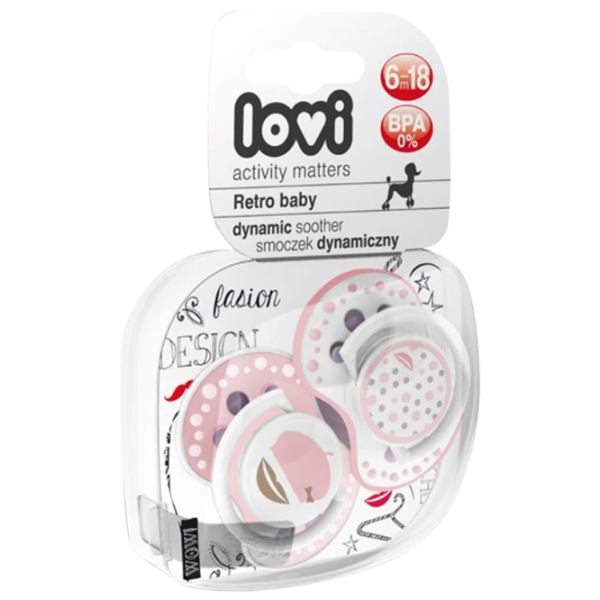 Suzetă cu tetina ortodontică Canpol RetroBaby 22/ 805 pentru fetițe/ 6 luni - 18 luni/ Silicon/ Pink photo 2 Suzetă cu tetina ortodontică Canpol RetroBaby 22/ 805 pentru fetițe/ 6 luni - 18 luni/ Silicon/ Pink photo 2