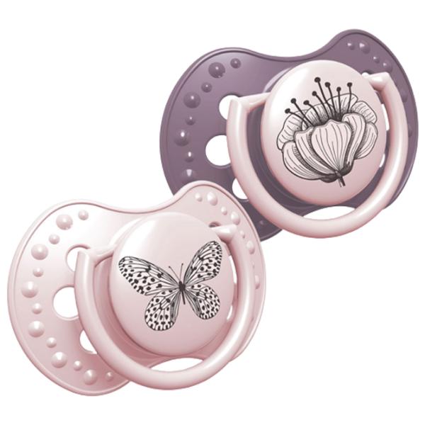 Suzetă cu tetina ortodontică Canpol Botanic 22/ 869 pentru fetițe/ 0 luni - 3 luni/ Silicon/ Pink photo 3 Suzetă cu tetina ortodontică Canpol Botanic 22/ 869 pentru fetițe/ 0 luni - 3 luni/ Silicon/ Pink photo 3
