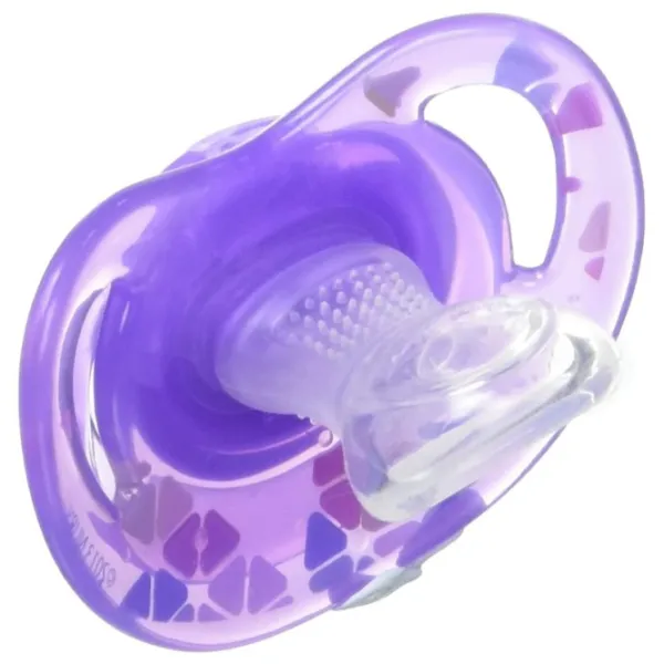 Suzetă cu tetina ortodontică Nuby ID5780LOSM Unisex/ 18 luni -/ Silicon/ Multicolor photo 3 Suzetă cu tetina ortodontică Nuby ID5780LOSM Unisex/ 18 luni -/ Silicon/ Multicolor photo 3