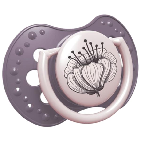 Suzetă cu tetina ortodontică Canpol Botanic 22/ 871 pentru fetițe/ 6 luni - 18 luni/ Silicon/ Pink photo 2 Suzetă cu tetina ortodontică Canpol Botanic 22/ 871 pentru fetițe/ 6 luni - 18 luni/ Silicon/ Pink photo 2