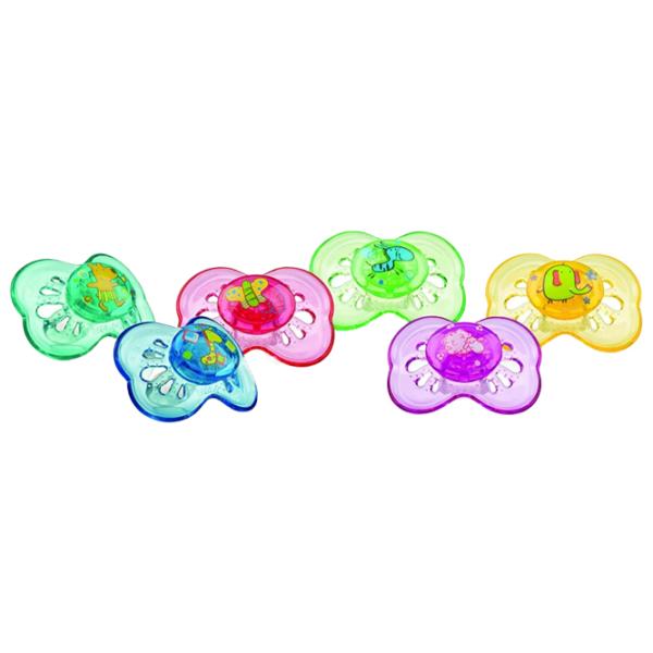 Suzetă cu tetina rotundă Nuby ID5720LFSN Unisex/ 18 luni -/ Silicon/ Multicolor photo 6 Suzetă cu tetina rotundă Nuby ID5720LFSN Unisex/ 18 luni -/ Silicon/ Multicolor photo 6