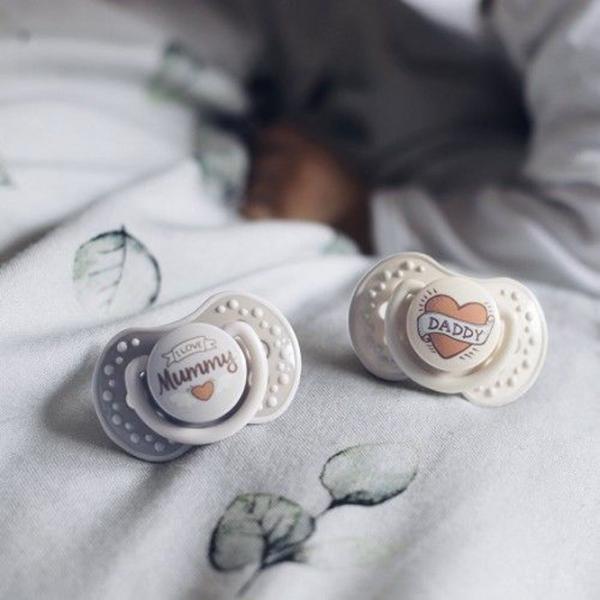 Suzetă cu tetina ortodontică Canpol I LOVE 22/ 867 Unisex/ 3 luni - 6 luni/ Silicon/ Beige photo 4