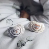 Соска ортодонтическая Canpol I LOVE 22/ 867 Унисекс/ 3 месяца - 6 месяцев/ Силикон/ Бежевый photo 4