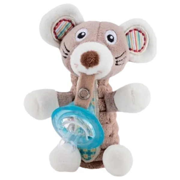 Suzetă cu tetina rotundă Nuby Cherry ID5853 Unisex/ 0 luni -/ Silicon/ Transparent photo 3