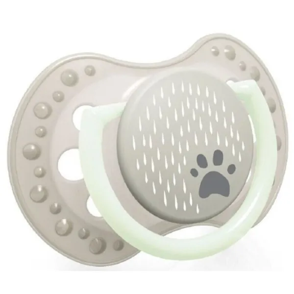 Suzetă cu tetina ortodontică Canpol Buddy Bear 22/ 864 Unisex/ 3 luni - 6 luni/ Silicon/ Beige photo 3