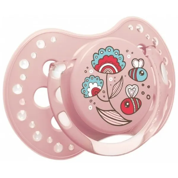 Suzetă cu tetina ortodontică Canpol Folky 22/ 842 pentru fetițe/ 3 luni - 6 luni/ Silicon/ Pink photo 2 Suzetă cu tetina ortodontică Canpol Folky 22/ 842 pentru fetițe/ 3 luni - 6 luni/ Silicon/ Pink photo 2