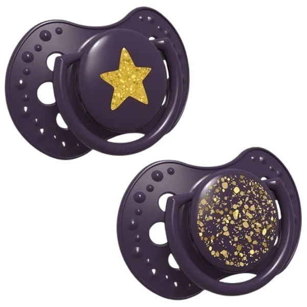 Suzetă cu tetina ortodontică Canpol Stardust 22/ 892 Unisex/ 0 luni - 3 luni/ Silicon/ Multicolor photo 2 Suzetă cu tetina ortodontică Canpol Stardust 22/ 892 Unisex/ 0 luni - 3 luni/ Silicon/ Multicolor photo 2