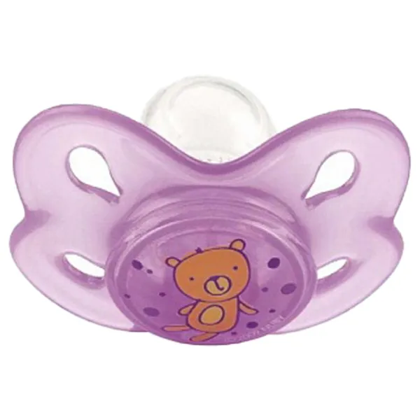 Suzetă cu tetina rotundă Nuby ID5797SFSM Unisex/ 0 luni - 6 luni/ Multicolor photo 2 Suzetă cu tetina rotundă Nuby ID5797SFSM Unisex/ 0 luni - 6 luni/ Multicolor photo 2