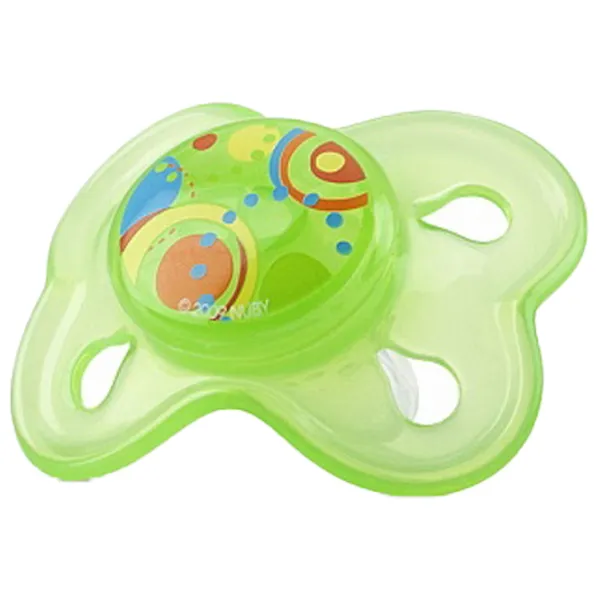 Suzetă cu tetina rotundă Nuby ID5797SFSM Unisex/ 0 luni - 6 luni/ Multicolor photo 3 Suzetă cu tetina rotundă Nuby ID5797SFSM Unisex/ 0 luni - 6 luni/ Multicolor photo 3