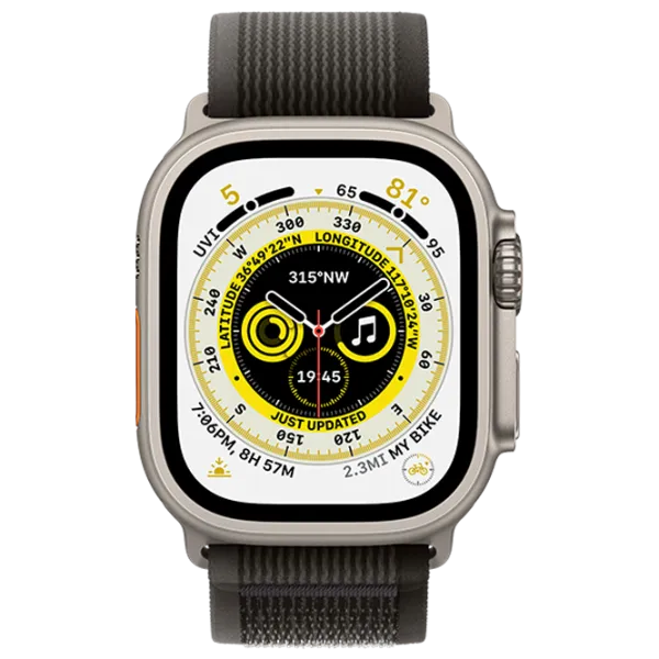 Ceas inteligent Apple Watch Ultra S/ M/ MQFW3UL/ A/ Black/ Gray Trail Titanium photo 2
