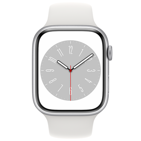 Умные часы Apple Watch Series 8 MP6N3UL/ A/ White Sport Серебристый photo 2