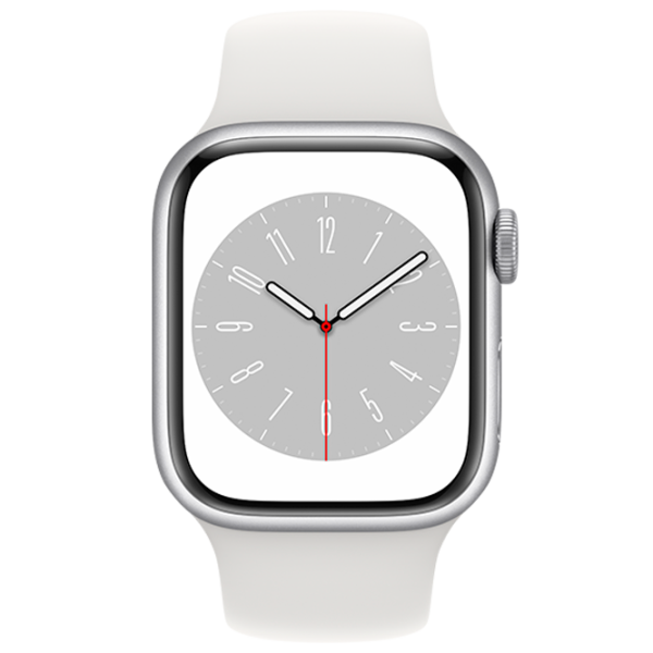 Умные часы Apple Watch Series 8 MP6K3UL/ A/ White Sport Серебристый photo 2