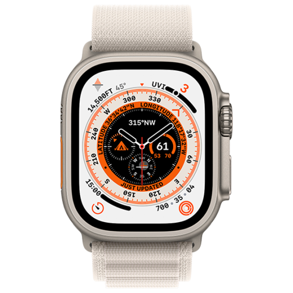 Умные часы Apple Watch Ultra Small/ MQFQ3UL/ A/ Starlight Alpine Титан photo 2
