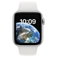 Ceas inteligent Apple Watch SE 2022 44mm/ Silver - White Sport/ MNK23UL/ A photo 2