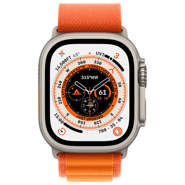 Ceas inteligent Apple Watch Ultra Medium/ MQFL3UL/ A/ Orange Alpine Titanium photo 2