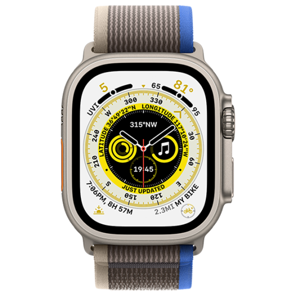 Умные часы Apple Watch Ultra M/ L/ MQFV3UL/ A/ Blue/ Gray Trail Титан photo 2