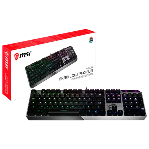 Tastatură MSI Vigor GK50 Low Profile Cu fir/ Black photo 6